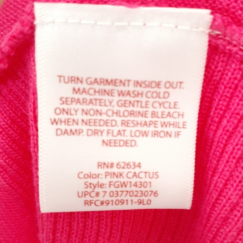 Faded Glory Lightweight Cardigan 1X Open Front 85 - Picture 5 of 5